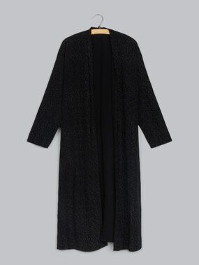 Eileen Fisher Morse Code Tencel Viscose Crepe Jacket